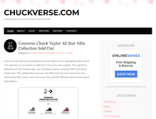 Tablet Screenshot of chuckverse.com